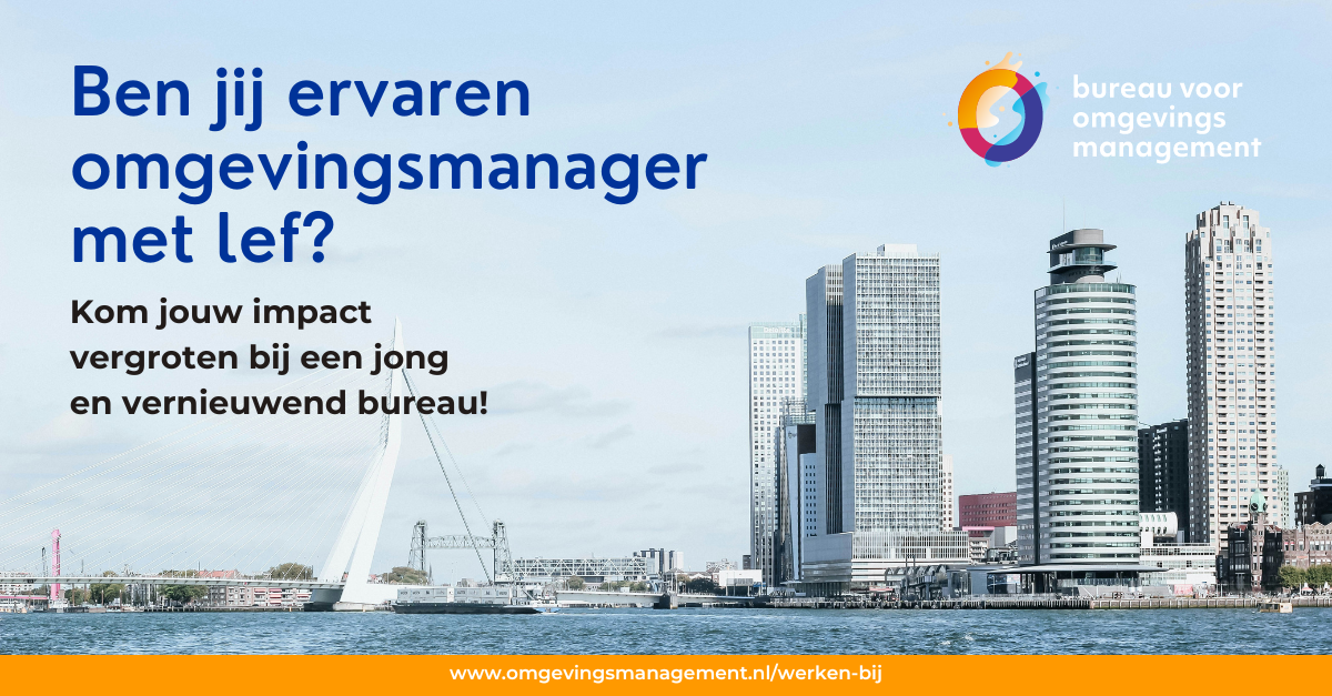 Vacature ervaren omgevingsmanager